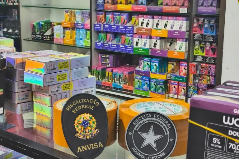 Image do post Brasil intensifica combate ao comércio ilegal de cigarros eletrônicos em operação nacional de vigilância sanitária